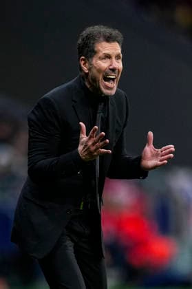 January 28, 2026, Madrid, Madrid, Spain: Diego Pablo Simeone, head coach of Atletico de Madrid, gestures during the UEFA Champions League 2025 26 League Phase MD8 match between Atletico de Madrid and FK Bodo Glimt at Riyadh Air Metropolitano stadium on January 28, 2026 in Madrid, Spain. Madrid Spain - ZUMAa181 20260128_zaa_a181_279 Copyright: xOscarxJ.xBarrosox