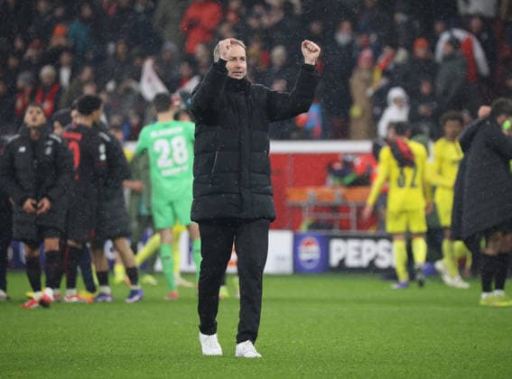 Kasper Hjulmand Bayer Leverkusen, Coach GER, Bayer 04 Leverkusen vs Villarreal CF, Football, Champions League, Matchday 8, Season 2025 2026, 28 01 2026 GER, Bayer 04 Leverkusen vs Villarreal CF, Football, Champions League, Matchday 8, Season 2025 2026, 28 01 2026 Leverkusen Copyright: xEibner-Pressefotox xThomasxStoeckerx EP_TSR
