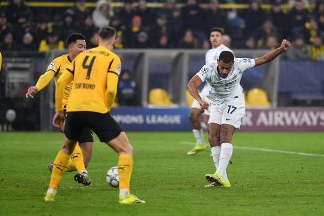 Andy Diouf FC Internazionale scores his team™s second goal during the UEFA Champions League 2025 26, Matchday 8 League Phase match between Borussia Dortmund and Inter Milan, BVB Stadion on January 28, 2026 in Dortmund, Germany, Germany Photo by Ralf Treese DeFodi Images Andy Diouf FC Internazionale scores his team™s second goal during the UEFA Champions League 2025 26 League Phase MD8 match between Borussia Dortmund and FC Internazionale Milano at BVB Stadion Dortmund on January 28, 2026 in Dortmund, Germany Photo by Ralf Treese DeFodi Images