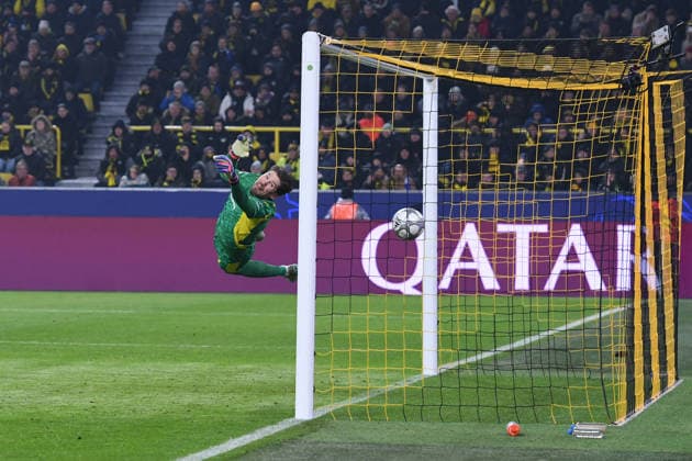 Soccer UEFA Champions League Matchday 8 Borussia Dortmund Inter Milan on 28 01 2026 at Signal Iduna Park in Dortmund Goal for 0 1 by Federico Dimarco Milan xRx