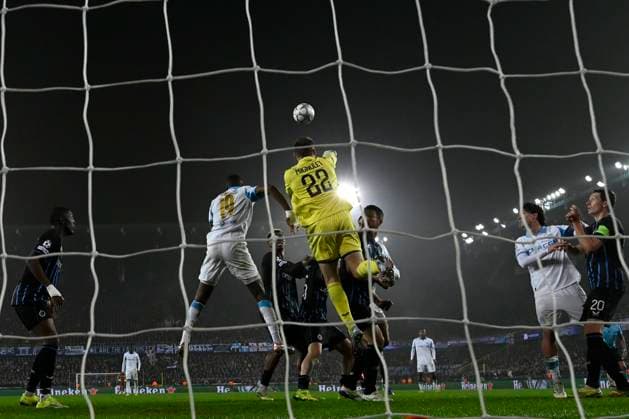 Club Brugge v Marseille - UEFA Champions League BRUGGE, BELGIUM - JANUARY 28 : Mignolet Simon goalkeeper of Club Brugge during the UEFA Champions League 2025 26 League Phase MD8 match between Club Brugge and Marseille on January 28, 2026 in Brugge, Belgium, 28 01 2026 Brugge Belgium  Copyright: xJanxDexMeuleneirx