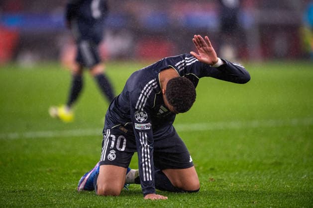 January 28, 2026, Lisbon, Lisbon, Portugal: LISBON, PORTUGAL - JANUARY 28: KYLIAN MBAPPE of Real Madrid CF looks hungry with itself after a missing opportunity during the UEFA Champions League 2025 26 MD8 match between SL Benfica and Real Madrid CF, at Estadio do Lisboa e Benfica on January 28, 2026 in Lisbon, Portugal Lisbon Portugal - ZUMAl192 20260128_zsp_l192_065 Copyright: xMiguelxLemosx
