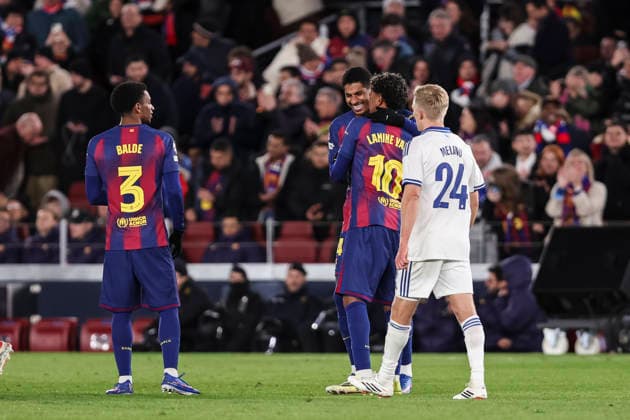 January 28, 2026, Barcelona, Barcelona, Spain: Marcus Rashford of FC Barcelona, Barca celebrates a goal with teammates during the UEFA Champions League 2025 26 League Phase MD8 match between FC Barcelona and F.C. Copenhagen at Spotify Camp Nou stadium on January 28, 2026 in Barcelona, Spain. Barcelona Spain - ZUMAa181 20260128_zaa_a181_354 Copyright: xJavierxBorregox