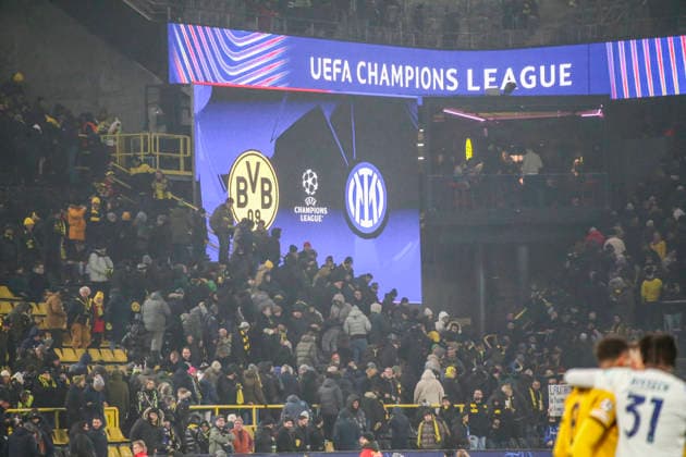 Football UEFA Champions League 2025 26, 8 Matchday League Phase Borussia Dortmund vs Inter Milan Signal Iduna Park Stadion Dortmund Dortmund Dortmund Copyright: xAymanxAlahmedx
