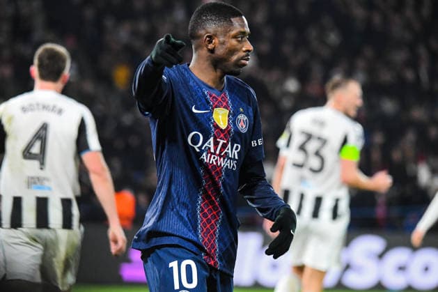FOOTBALL : Paris Saint Germain vs Newcastle United - Ligue des Champions - Phase de Ligue - JournÃ e 8 - 28 01 2026 Ousmane Dembele (Paris SG) ParisFrance  Copyright: xBaptistexAutissierx