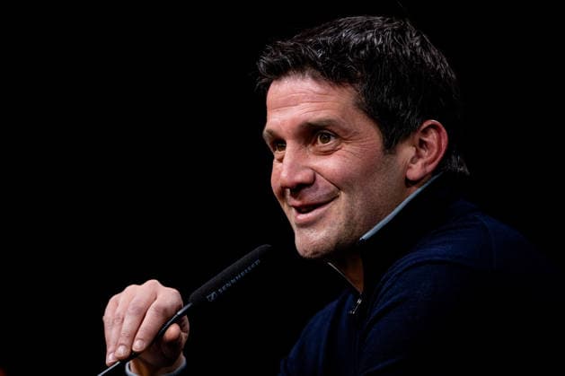 DORTMUND, GERMANY - JANUARY 28: FC Internazionale head coach Cristian Chivu attends a press conference, PK, Pressekonferenz after the UEFA Champions League 2025 26 League Phase MD8 match between Borussia Dortmund and FC Internazionale Milano at BVB Stadion Dortmund on January 28, 2026 in Dortmund, Germany. (Photo by Rene Nijhuis) SPO  Copyright: xRenexNijhuis