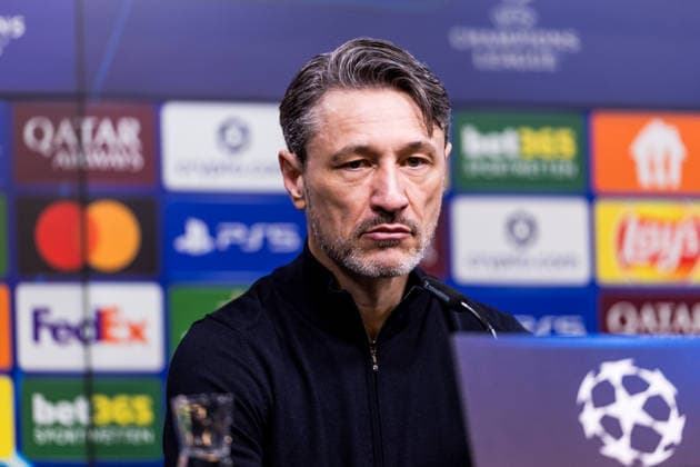 DORTMUND, GERMANY - JANUARY 28: Niko Kovac (Head Coach Borussia Dortmund) during the post game press conference, PK, Pressekonferenz after the UEFA Champions League match between Borussia Dortmund vs. FC Internazionale Milano at Signal Iduna Park on matchday 8 of the UEFA Champions League on January 28, 2026 in Dortmund, Germany. North Rhine Westphalia Germany Copyright: xSteffiexWunderlx