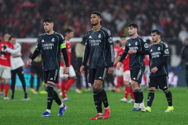 January 28, 2026, Lisbon, Lisbon, Portugal: Jude Bellingham of Real Madrid CF gestures during the UEFA Champions League 2025 26 League Phase MD8 match between SL Benfica and Real Madrid C.F. at Estadio do Lisboa e Benfica on January 28, 2026 in Lisbon, Portugal. Lisbon Portugal - ZUMAa181 20260128_zaa_a181_415 Copyright: xIrinaxR.xHipolitox