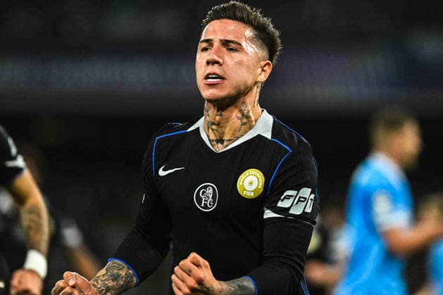 CALCIO - UEFA Champions League - SSC Napoli vs Chelsea FC Enzo Fernandez of Chelsea FC celebrates after scoring a goal of 0-1 during the Uefa Champions League between SSC Napoli vs Chelsea FC :Agostino Gemito PA Naples Italy  Copyright: xIPAxSport ABACAx