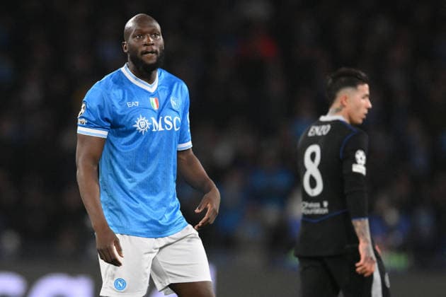 CALCIO - UEFA Champions League - SSC Napoli vs Chelsea FC Romelu Lukaku of SSC Napoli during Uefa Champions League - Match Day 8- Championship between S.S.C. Napoli and Chelsea FC at the Maradona Stadium on Jan 28, 2026 in Naples, Italy. during SSC Napoli vs Chelsea FC, UEFA Champions League football match in Naples, Italy, January 28 2026 Naples Italy  Copyright: xIPAxSport ABACAx