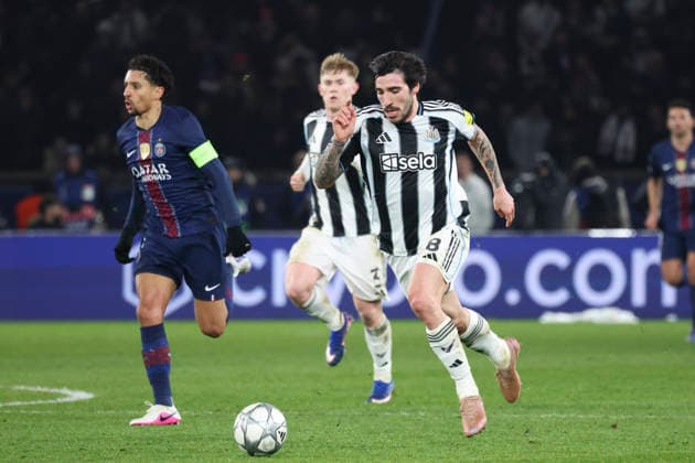FOOTBALL : Paris Saint Germain Vs Newcastle - Ligue des Champions - 28 01 2026 Sandro Tonali (Newcastle) ParisFrance  Copyright: xMichaelxBaucherx