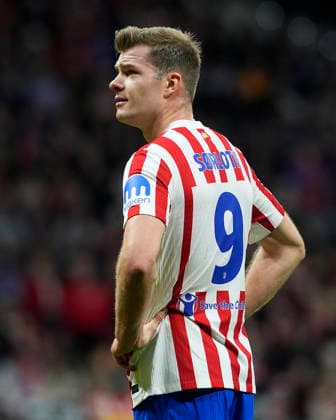 ATLETICO DE MADRID v FK BODO GLIMT. CHAMPIONS LEAGUE 2025 2026. ROUND 8 MATCH. Atletico de Madrid s Alexander Sorloth during Champions League 2025 2026, Round 8 match. January 28 ,2026. (ALTERPHOTOS Acero) MadridSpain  Copyright: xAcerox
