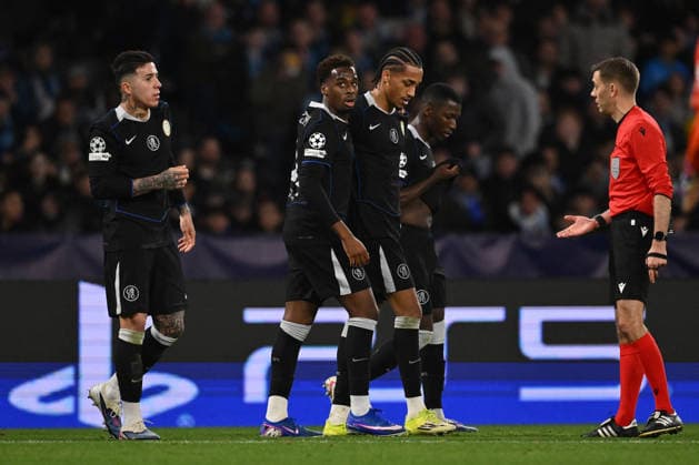 CALCIO - UEFA Champions League - SSC Napoli vs Chelsea FC Joao Pedro of Chelsea F.C. celebrates after scoring the goal of 2-3 during the UEFA Champions League phase day 8 football match between S.S.C. Napoli and Chelsea F.C. at the Diego Armando Maradona Stadium on January 27, 2026 in Naples, Italy. Naples Italy  Copyright: xIPAxSport ABACAx