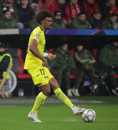 Renato Veiga VIL , UEFA Champions League, Matchday 8, Bayer 04 Leverkusen vs FC Villarreal, Bayarena Leverkusen, Germany, 28 01 2026