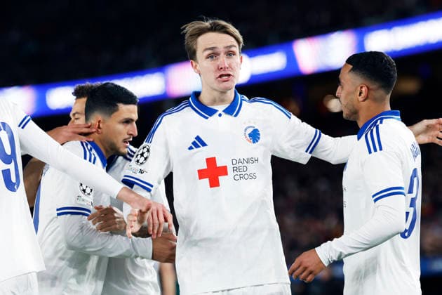 William Clem (Copenhagen), JANUARY 28, 2026 - Football Soccer : UEFA Champions League match between FC Barcelona, Barca 4-1 FC Copenhagen at Spotify Camp Nou in Barcelona, Spain. Noxthirdxpartyxsales  aflo_317761517