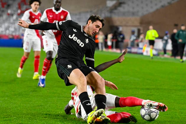 FOOTBALL : AS Monaco VS Juventus FC - UEFA Champions League - 28 01 2026 Joao Mario (Juventus) - UEFA Champions League match between AS Monaco and Juventus FC on January 28, 2026 at the Louis II Stadium in Monaco. MonacoMonaco  Copyright: xWilliamxCannarellax