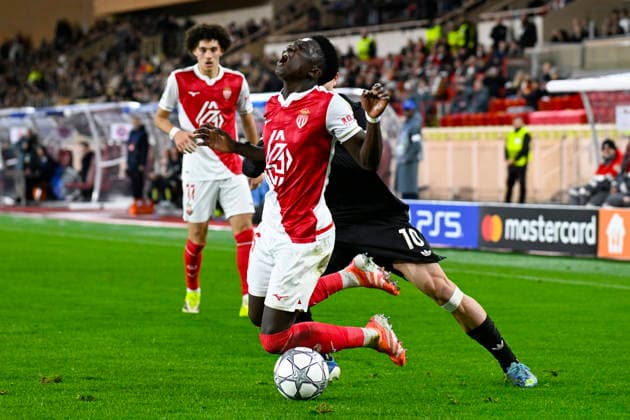 FOOTBALL : AS Monaco VS Juventus FC - UEFA Champions League - 28 01 2026 Lamine Camara (ASM) - UEFA Champions League match between AS Monaco and Juventus FC on January 28, 2026 at the Louis II Stadium in Monaco. MonacoMonaco  Copyright: xWilliamxCannarellax