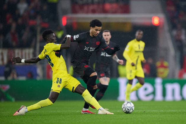 LEVERKUSEN, GERMANY - 28 JANUARY, 2026: Malik Tillman - The UEFA Champions League football match between Bayer 04 Leverkusen vs Villareal FC at BayArena.  Copyright: xVitaliixKliuievx