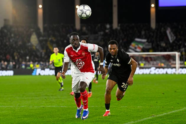 FOOTBALL : AS Monaco VS Juventus FC - UEFA Champions League - 28 01 2026 Jordan Teze (ASM) - UEFA Champions League match between AS Monaco and Juventus FC on January 28, 2026 at the Louis II Stadium in Monaco. MonacoMonaco  Copyright: xWilliamxCannarellax