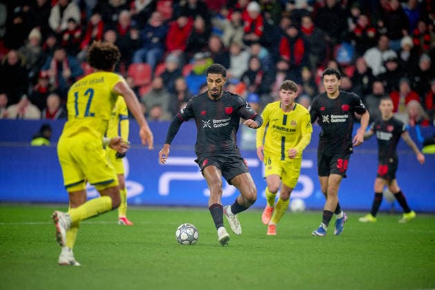 LEVERKUSEN, GERMANY - 28 JANUARY, 2026: Loic Bade - The UEFA Champions League football match between Bayer 04 Leverkusen vs Villareal FC at BayArena.  Copyright: xVitaliixKliuievx