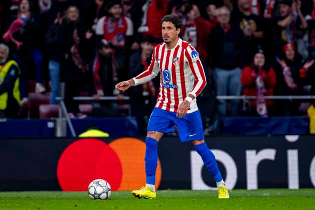 Atletico de Madrid v FK Bodo Glimt - UEFA Champions League 2025 26 League Phase MD8 Jose Maria Gimenez of Atletico de Madrid is in action with the ball during the UEFA Champions League 2025 26 League Phase MD8 match between Atletico de Madrid and FK Bodo Glimt at Estadio Riyadh Air Metropolitano on January 28, 2026 in Madrid, Spain. Madrid Estadio Riyadh Air Metropolitano Madrid Spain Copyright: xAlbertoxGardinx AGardin_20260128_Foot_Cham_Atl_Mad_Bod_0781