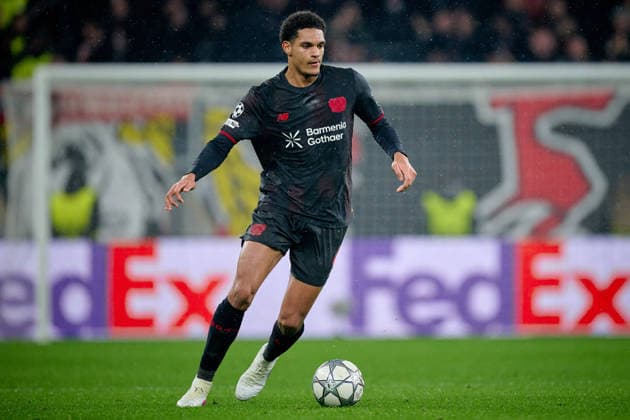 LEVERKUSEN, GERMANY - 28 JANUARY, 2026: Jarell Quansah - The UEFA Champions League football match between Bayer 04 Leverkusen vs Villareal FC at BayArena.  Copyright: xVitaliixKliuievx