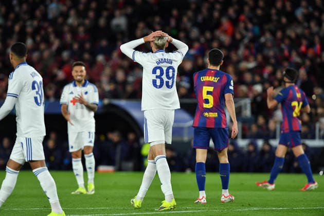 FC Barcelona, Barca v FC COPENHAGUE SPOTIFY CAMP NOU. BARCELONA. January 28, 2026 FC BARCELONA vs FC COPENHAGUE January 28, 2026 Dadason (39) of FC Copenhague reacts during the soccer match corresponding to the eigth match of the group stage of the UEFA Champions League between FC Barcelona and FC Copenhague at Spotify Camp Nou in Barcelona, Spain. Barcelona ESP Copyright: xS.xRosx