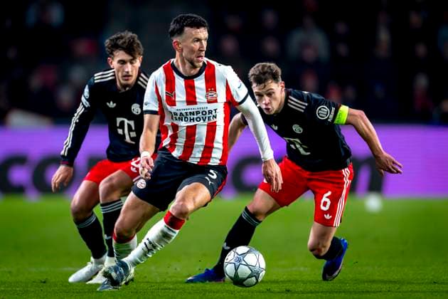 PSV Eindhoven forwarder Ivan Periï¿½ic during the match PSV Eindhoven vs FC Bayern Munchen at the Philips stadium for the Champions League phase Matchday 8 season 2025 2026 in EINDHOVEN, Netherlands on 28 01 2026, Photo by Marcel van Dorst EYE4IMAGES