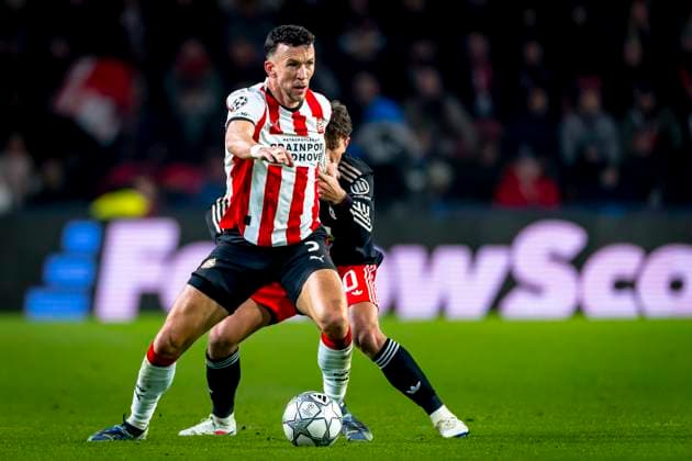 PSV Eindhoven forwarder Ivan Periï¿½ic during the match PSV Eindhoven vs FC Bayern Munchen at the Philips stadium for the Champions League phase Matchday 8 season 2025 2026 in EINDHOVEN, Netherlands on 28 01 2026, Photo by Marcel van Dorst EYE4IMAGES