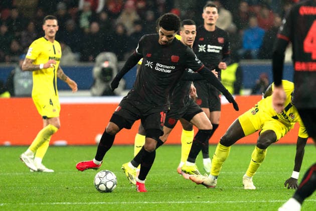 UEFA Champions League 2025 26 Bayer 04 Leverkusen vs Villarreal CF 8 Matchday of the league phase Wednesday, 28 01 2026 BayArena Nordrhein Westfalen, Germany Malik Tillman 10 Copyright: xCelinaxLeiersx