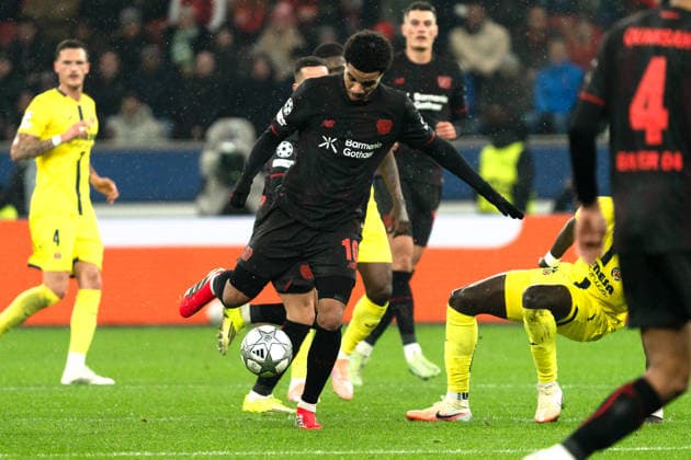 UEFA Champions League 2025 26 Bayer 04 Leverkusen vs Villarreal CF 8 Matchday of the league phase Wednesday, 28 01 2026 BayArena Nordrhein Westfalen, Germany Malik Tillman 10 Copyright: xCelinaxLeiersx