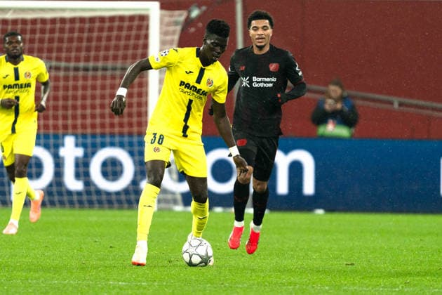 UEFA Champions League 2025 26 Bayer 04 Leverkusen vs Villarreal CF Matchday 8 of the league phase Wednesday, 28 01 2026 BayArena Nordrhein Westfalen, Germany Alassane Diatta Copyright: xCelinaxLeiersx
