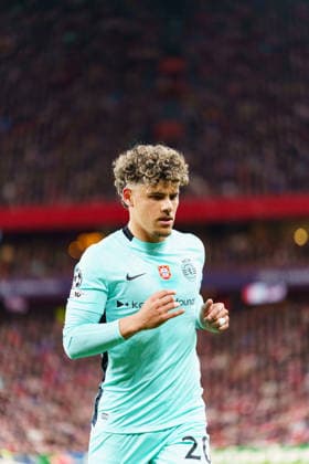 Maximiliano Araujo seen during UEFA Champions League phase game between teams of Athletic Club and Sporting CP (Mickael Ducint Ball Raw Images) Bilbao San Mames Spain Copyright: xMickaelxDucintx AthleticSporting2526-156