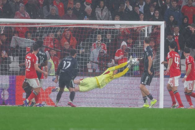 FBL UEFA Champions League 2025 26 SL Benfica Real Madrid Goalkeeper Anatoliy Trubin S L Benfica in action during the UEFA Champions League 2025 26 League Phase MD8 match between Sport Lisboa e Benfica and Real Madrid at Estadio da Luz on Wednesday 28 January 2026 in Lisbon, Portugal Copyright: JoaquimxFerreira