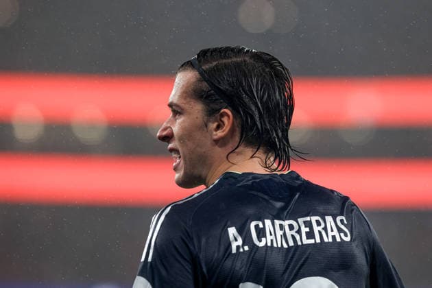 Estadio da Luz Ãlvaro Carreras of Real Madrid CF reacts during the UEFA Champions League 2025 26 League Phase MD8 match between SL Benfica and Real Madrid C.F. at on January 28, 2026 in Lisbon, Portugal. UEFA Champions League 2025 26 League Phase MD8 - SL Benfica vs Rea Madrid CF (Valter Gouveia SPP)  Copyright: xValterxGouveia SPPx spp-en-VaGo-VG_L6262