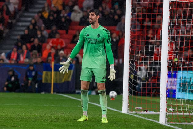 Estadio da Luz Thibaut Courtois of Real Madrid CF in action during the UEFA Champions League 2025 26 League Phase MD8 match between SL Benfica and Real Madrid C.F. at on January 28, 2026 in Lisbon, Portugal. UEFA Champions League 2025 26 League Phase MD8 - SL Benfica vs Rea Madrid CF (Valter Gouveia SPP)  Copyright: xValterxGouveia SPPx spp-en-VaGo-VG_L6317
