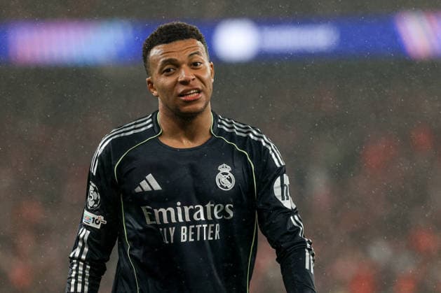 Estadio da Luz Kylian MbappÃ of Real Madrid CF looks on during the UEFA Champions League 2025 26 League Phase MD8 match between SL Benfica and Real Madrid C.F. at on January 28, 2026 in Lisbon, Portugal. UEFA Champions League 2025 26 League Phase MD8 - SL Benfica vs Rea Madrid CF (Valter Gouveia SPP)  Copyright: xValterxGouveia SPPx spp-en-VaGo-VG_L6349