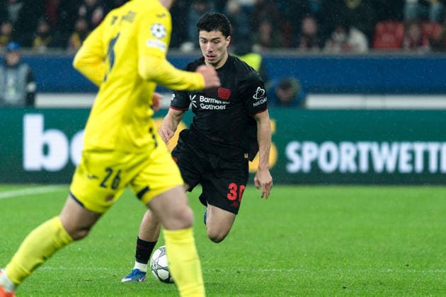 UEFA Champions League 2025 26 Bayer 04 Leverkusen vs Villarreal CF Matchday 8 of the league phase Wednesday, 28 01 2026 BayArena Nordrhein Westfalen, Germany Ibrahim Maza 30 Copyright: xCelinaxLeiersx