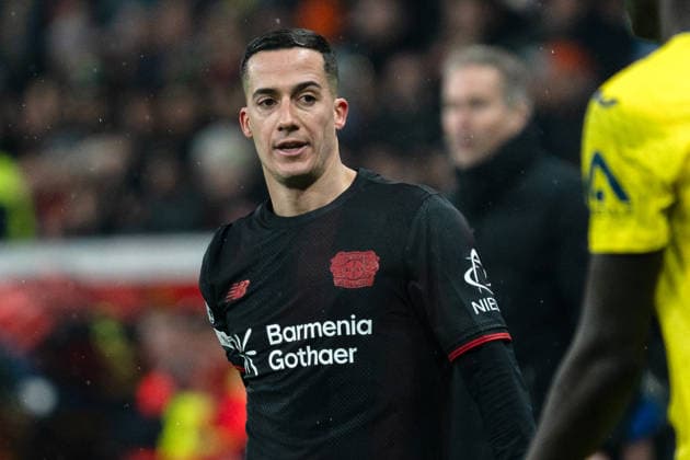 UEFA Champions League 2025 26 Bayer 04 Leverkusen v Villarreal CF Matchday 8 of the league phase Wednesday, 28 01 2026 BayArena Nordrhein Westfalen, Germany Lucas Vazquez 21 Copyright: xCelinaxLeiersx