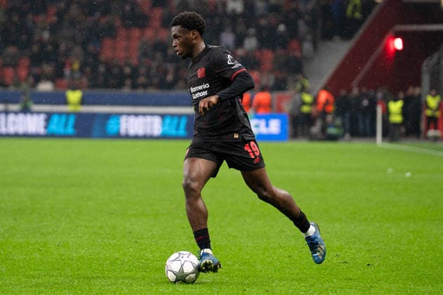 UEFA Champions League 2025 26 Bayer 04 Leverkusen vs Villarreal CF 8 Matchday of the league phase Wednesday, 28 01 2026 BayArena Nordrhein Westfalen, Germany Ernest Poku 19 Copyright: xCelinaxLeiersx