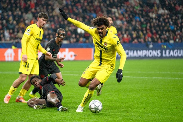 UEFA Champions League 2025 26 Bayer 04 Leverkusen vs Villarreal CF 8 Matchday of the league phase Wednesday, 28 01 2026 BayArena Nordrhein Westfalen, Germany Renato Veiga 12 Copyright: xCelinaxLeiersx