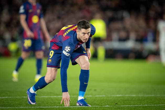 January 28, 2026, Barcelona, Spain: Robert Lewandowski of FC Barcelona, Barca seen in action during a UEFA Champions League match between FC Barcelona and Copenhagen at Spotify Camp Nou. Final score FC Barcelona 4 :1 Copenhagen Barcelona Spain - ZUMAs197 20260128_aaa_s197_116 Copyright: xFelipexMondinox