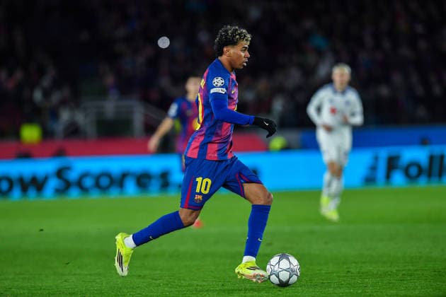 FC Barcelona, Barca v FC COPENHAGUE SPOTIFY CAMP NOU. BARCELONA. January 28, 2026 FC BARCELONA vs FC COPENHAGUE January 28, 2026 Lamine Yamal (10) of FC Barcelona during the soccer match corresponding to the eigth match of the group stage of the UEFA Champions League between FC Barcelona and FC Copenhague at Spotify Camp Nou in Barcelona, Spain. Barcelona ESP Copyright: xS.xRosx