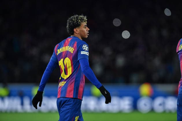 FC Barcelona, Barca v FC COPENHAGUE SPOTIFY CAMP NOU. BARCELONA. January 28, 2026 FC BARCELONA vs FC COPENHAGUE January 28, 2026 Lamine Yamal (10) of FC Barcelona celebrates scoring his team s second goal during the soccer match corresponding to the eigth match of the group stage of the UEFA Champions League between FC Barcelona and FC Copenhague at Spotify Camp Nou in Barcelona, Spain. Barcelona ESP Copyright: xS.xRosx