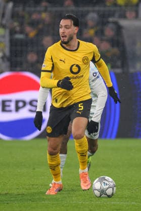 Dortmund, Germany January 28, 2026 Champions League 2025 2026 Borussia Dortmund vs Inter Milan In the picture Ramy Bensebaini BVB Signal Iduna Park Nordrhein Westfalen Copyright: xFotostandx xFantinix