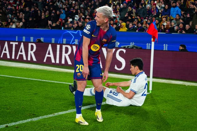 ESP: FC Barcelona, Barca v FC Copenhaguet. UEFA Champions League. Matchday 8. Dani Olmo of FC Barcelona during the UEFA Champions League match, match day 8, between FC Barcelona and FC Copenhague, Spotify Camp Nou Stadium on January 28, 2026 in Barcelona, Spain. kpng Copyright: xBaguxBlancox xPRESSINx PS_260128_BAR_COP_2526_508