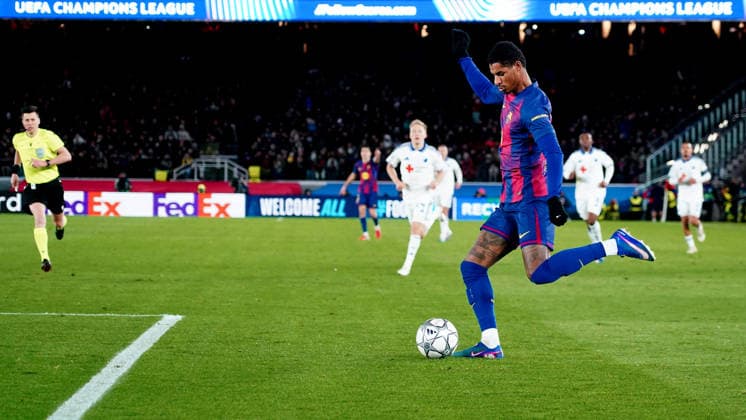 ESP: FC Barcelona, Barca v FC Copenhaguet. UEFA Champions League. Matchday 8. Marcus Rashford of FC Barcelona during the UEFA Champions League match, match day 8, between FC Barcelona and FC Copenhague, Spotify Camp Nou Stadium on January 28, 2026 in Barcelona, Spain. kpng Copyright: xBaguxBlancox xPRESSINx PS_260128_BAR_COP_2526_537