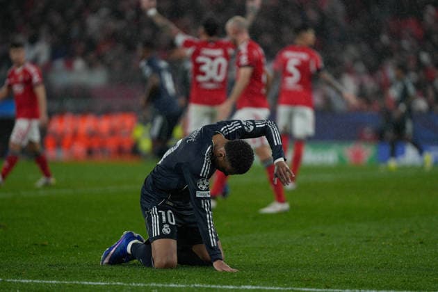 January 28, 2026, Lisbon, Portugal: Kylian Mbappe of Real Madrid CF seen during UEFA Champions League 2025 26 League phase Matchday 8 between SL Benfica and Real Madrid CF at Estadio da Luz. Final score SL Benfica 4 : 2 Real Madrid CF Lisbon Portugal - ZUMAs197 20260128_aaa_s197_443 Copyright: xBrunoxdexCarvalhox