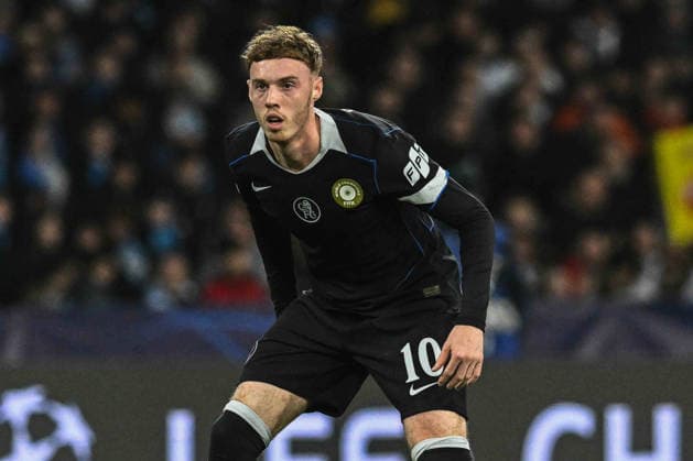 Cole Palmer of Chelsea FC look on during the Uefa Champions League between SSC Napoli vs Chelsea FC :Agostino Gemito PA  Copyright: xDaniloxGemito IPAxSportx xipa-agency.netx xx IPA_70679062 IPA_Agency_IPA70679062