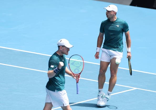 TENIS AUSTRALIAN OPEN 2026 29012026 N Z JAN ZIELINSKI I LUKE JOHNSON POLFINAL DEBEL AUSTRALIAN OPEN W MELBOURNE MARCIN CHOLEWINSKI NEWSPIX.PL TENIS AUSTRALIAN OPEN 2026 29012026 JAN ZIELINSKI AND LUKE JOHNSON IN THE SEMIFINAL DOUBLE GAME OF AUSTRALIAN OPEN IN MELBOURNE NEWSPIX.PL --- newspix.pl 